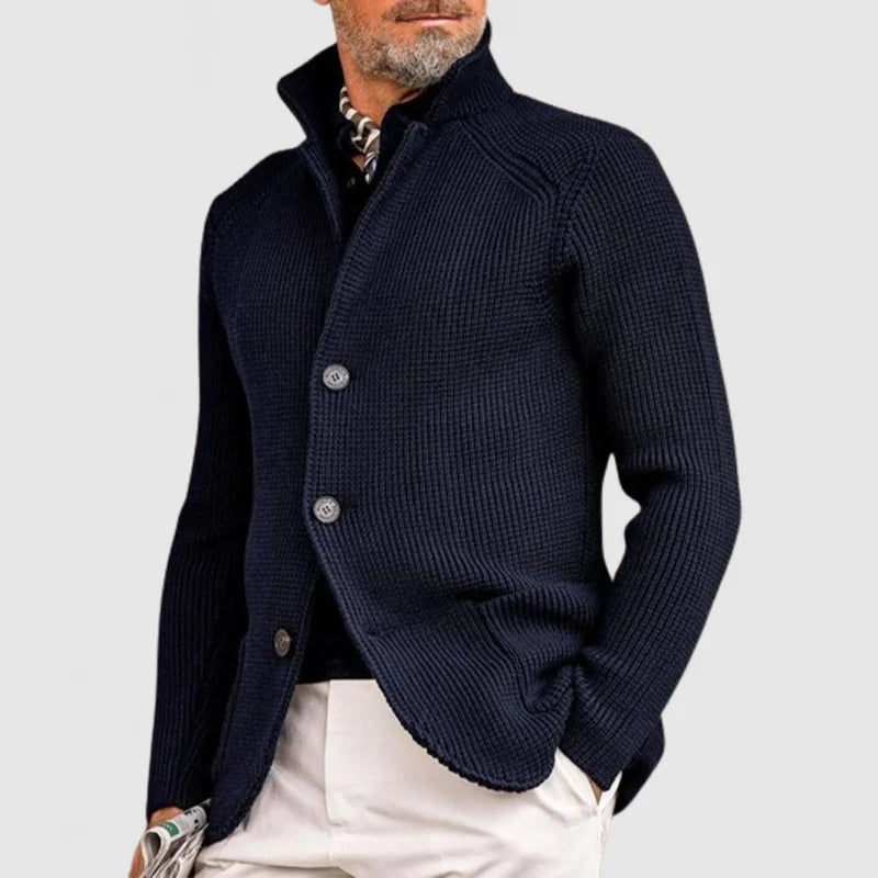 Cardigan en laine pour homme élégant et moderne 0