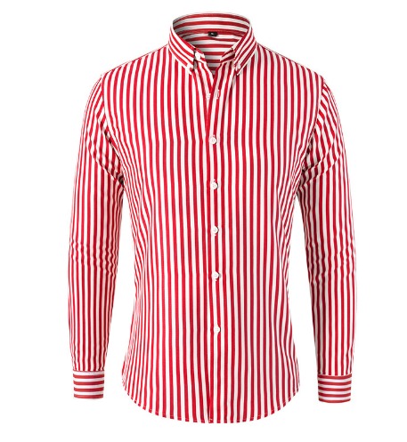 Chemise à rayures en coton premium pour homme élégante 3