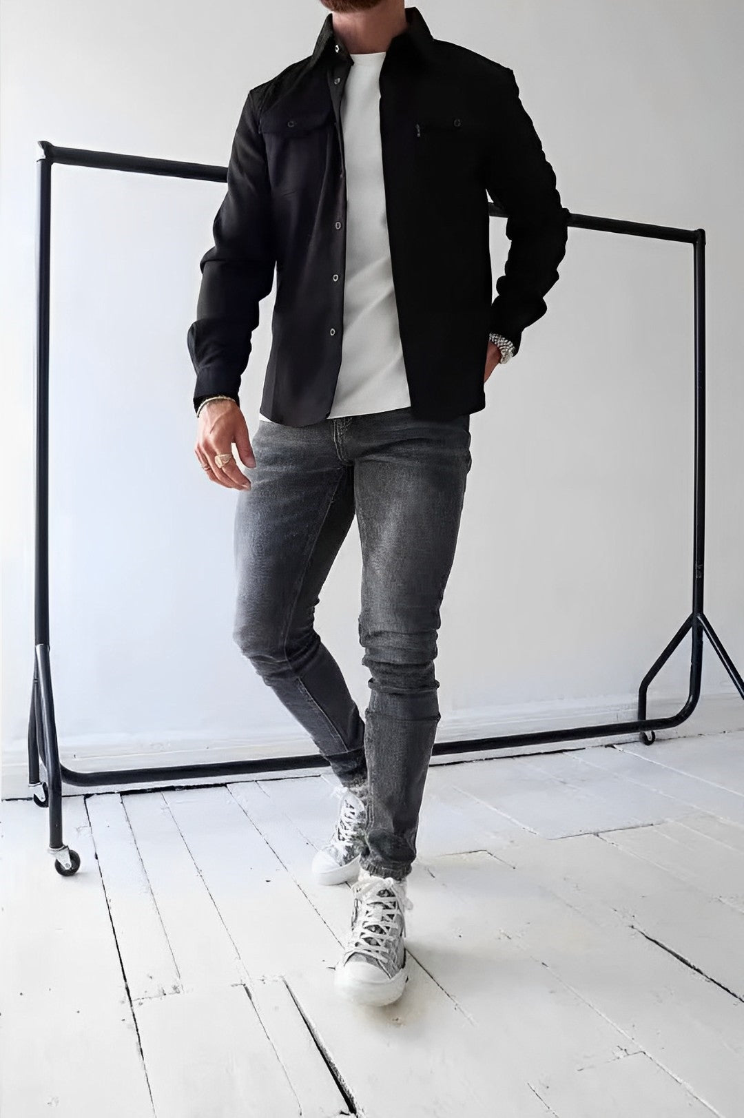 Chemise décontractée en coton doux pour homme 12