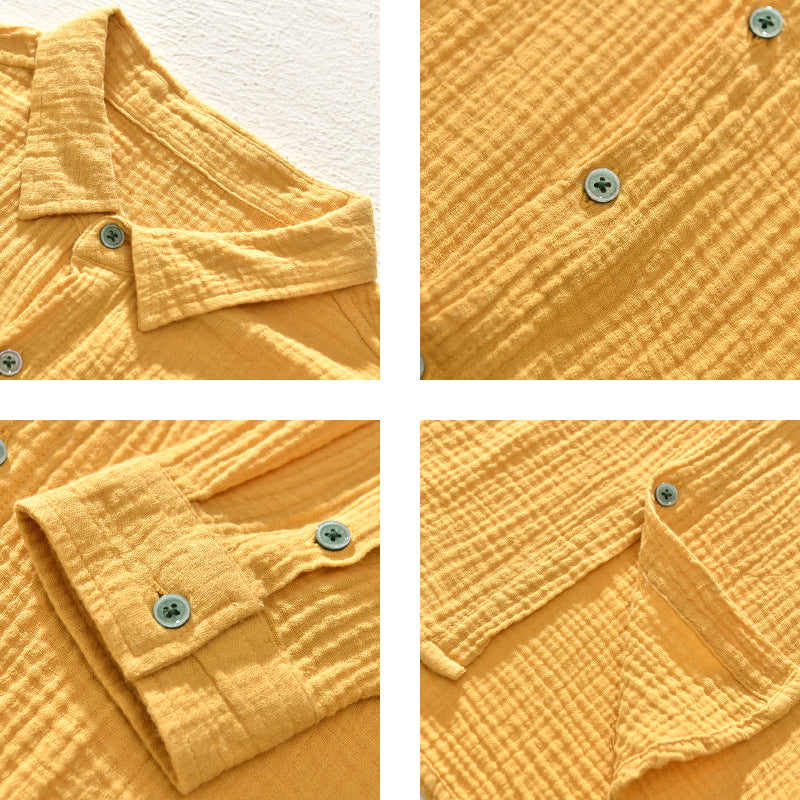Chemise décontractée en coton pour homme 5