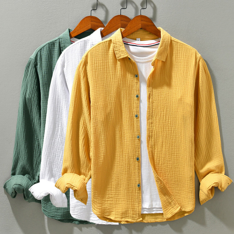 Chemise décontractée en coton pour homme 6