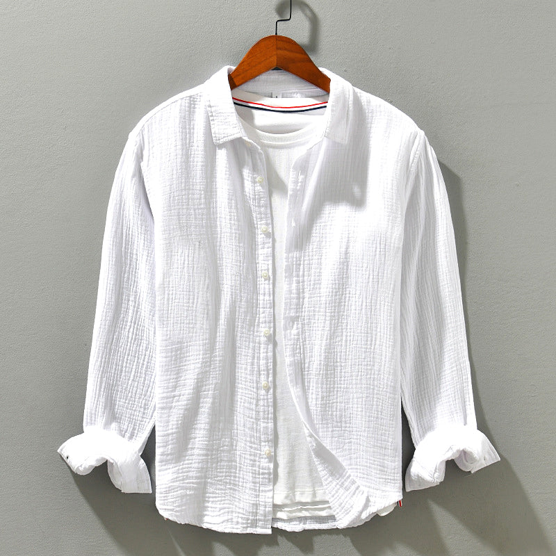 Chemise décontractée en coton pour homme 8