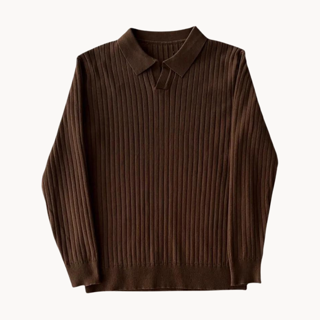 Chemise décontractée en polyester pour homme à col ouvert 2