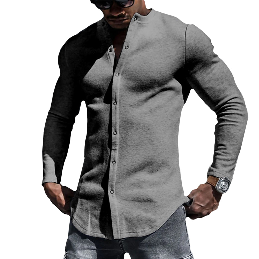 Chemise décontractée homme en tissu premium, coupe relaxée 3