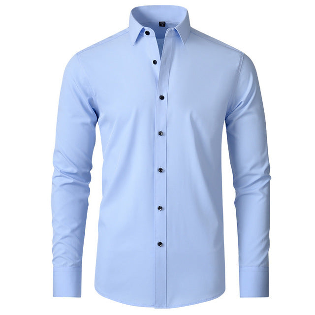 Chemise élastique homme en tissu durable 11