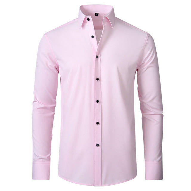Chemise élastique homme en tissu durable 12