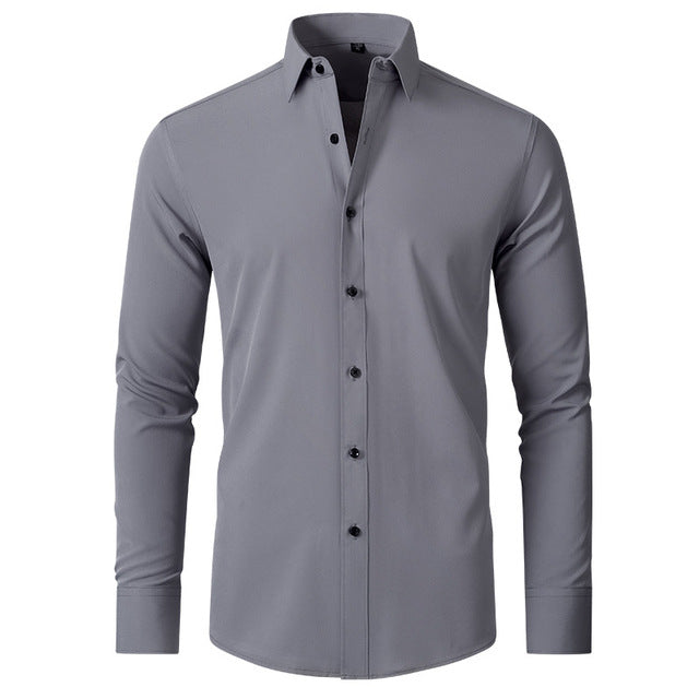 Chemise élastique homme en tissu durable 3
