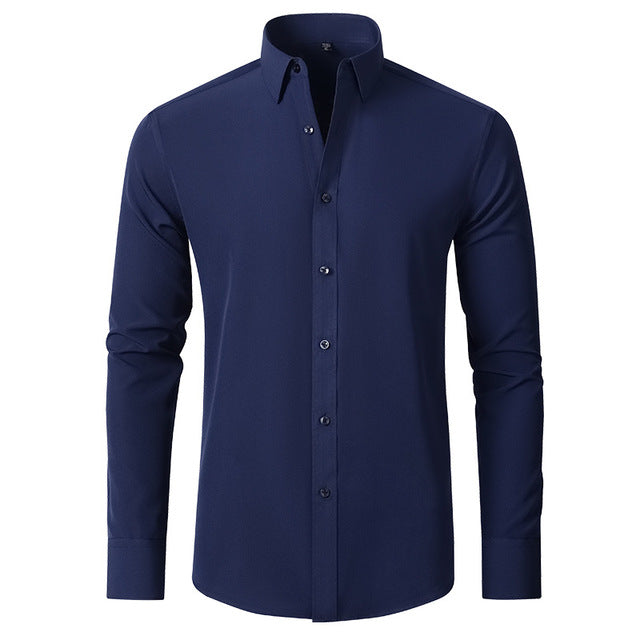 Chemise élastique homme en tissu durable 5