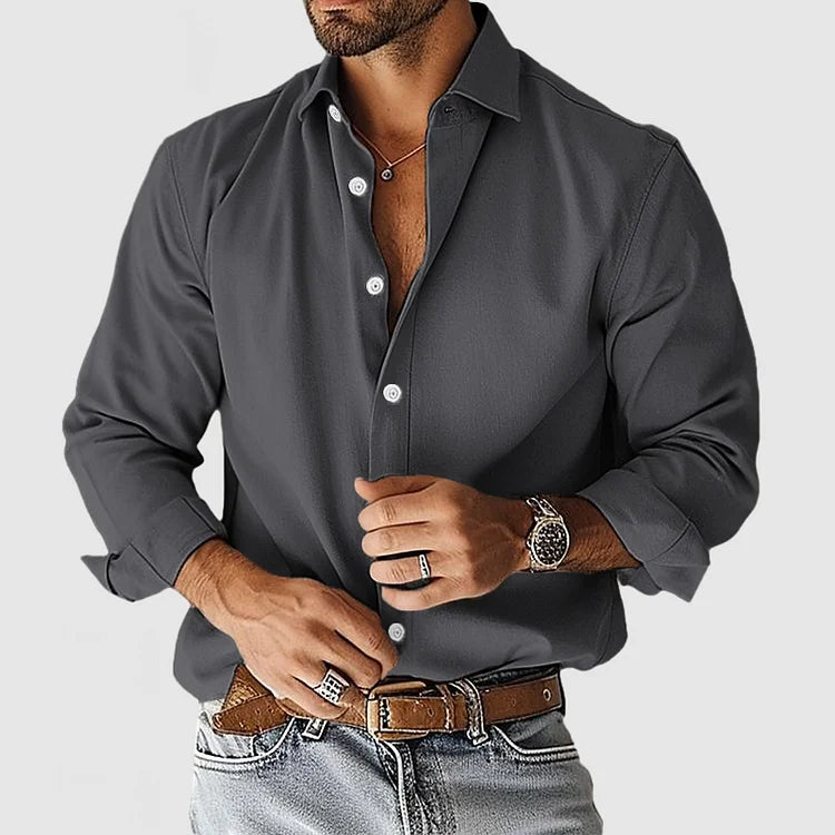 Chemise élégante en coton pour homme 6