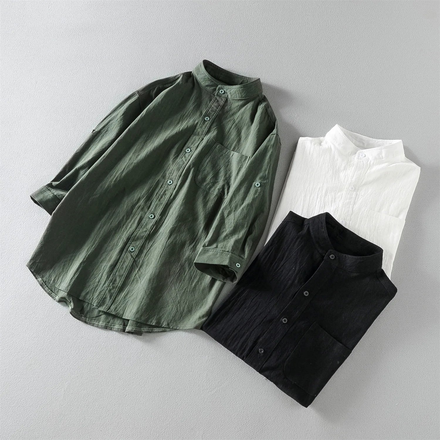 Chemise en coton homme à manches courtes élégante et moderne 5
