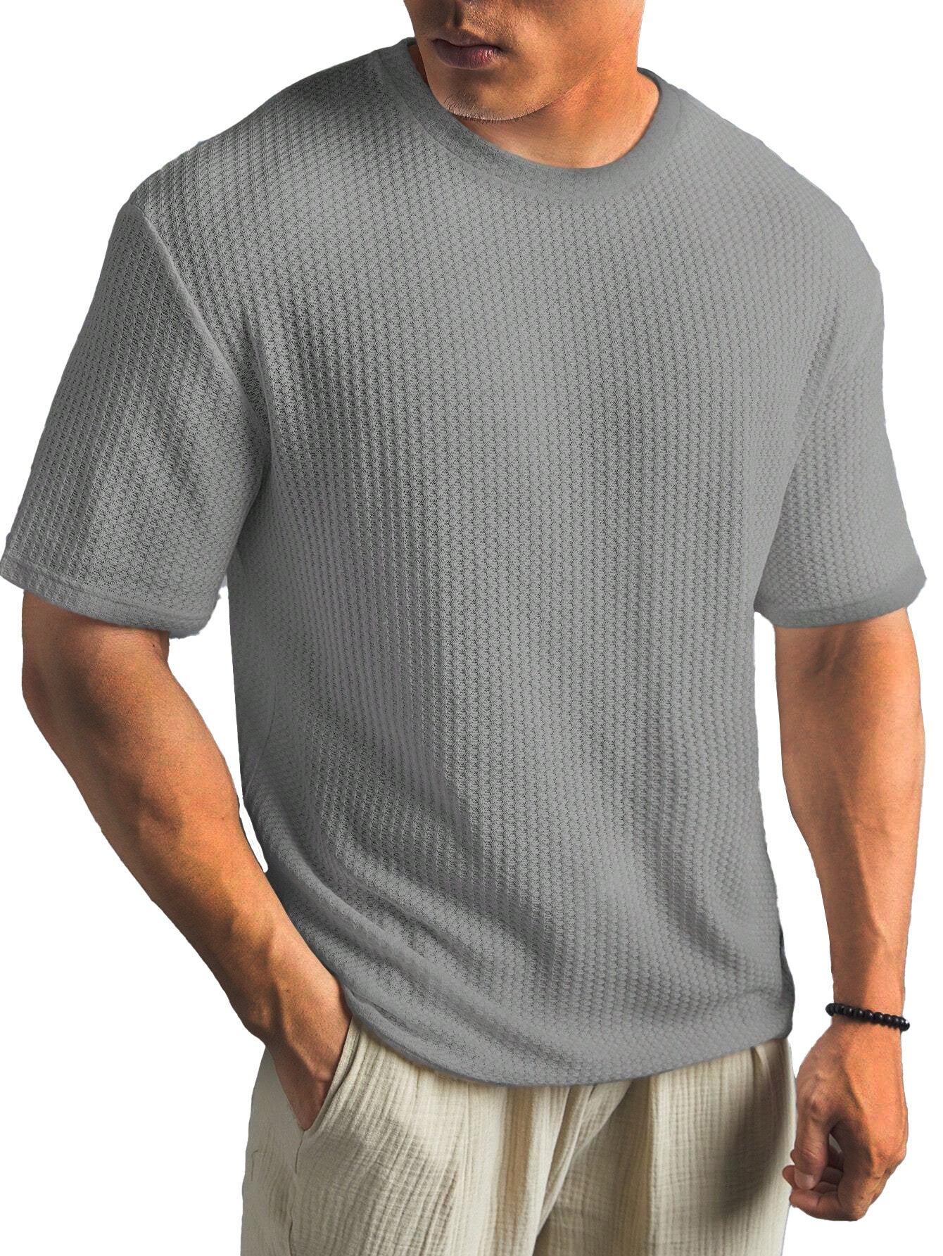 Chemise en coton homme basique élégante 11