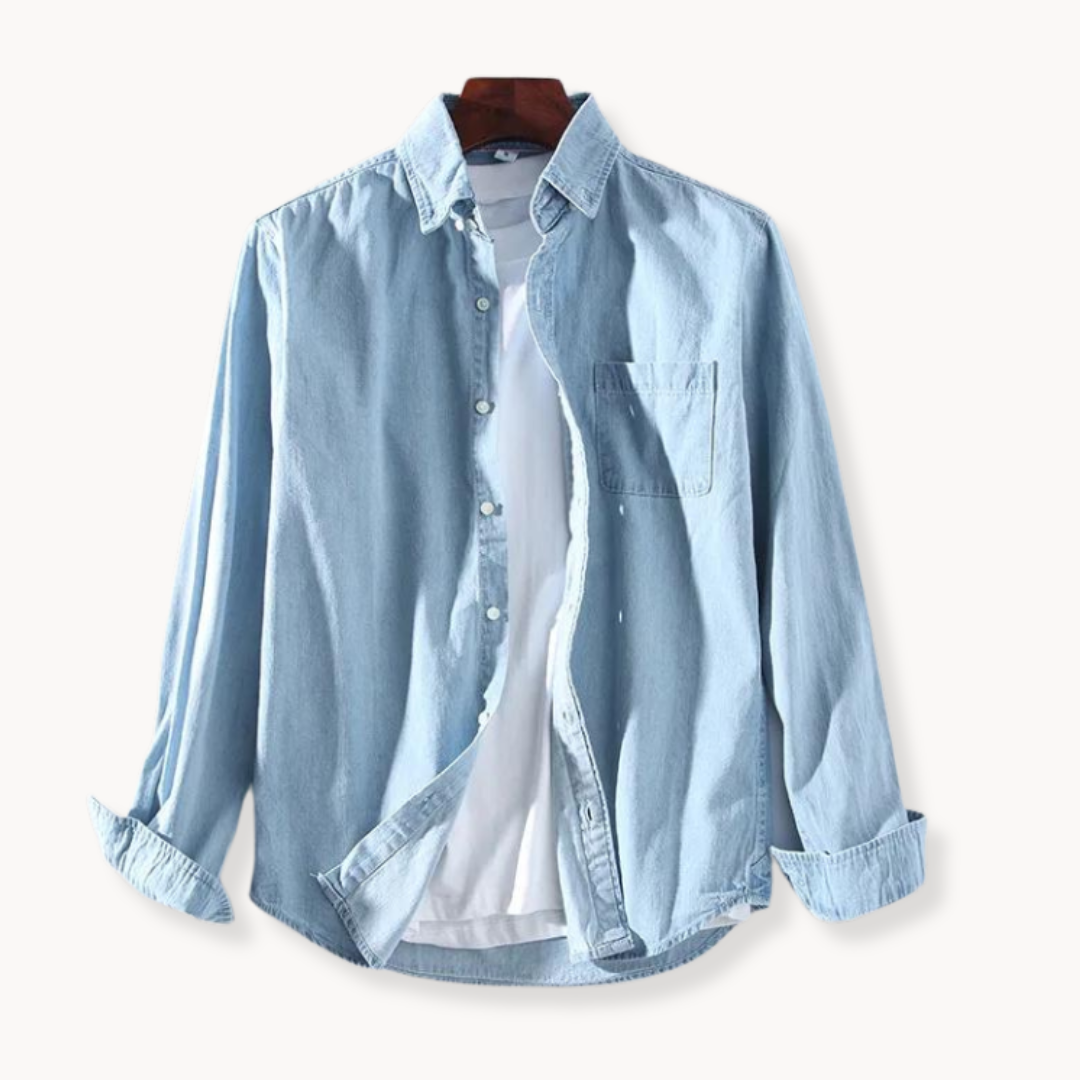 Chemise en denim homme avec accents western 6
