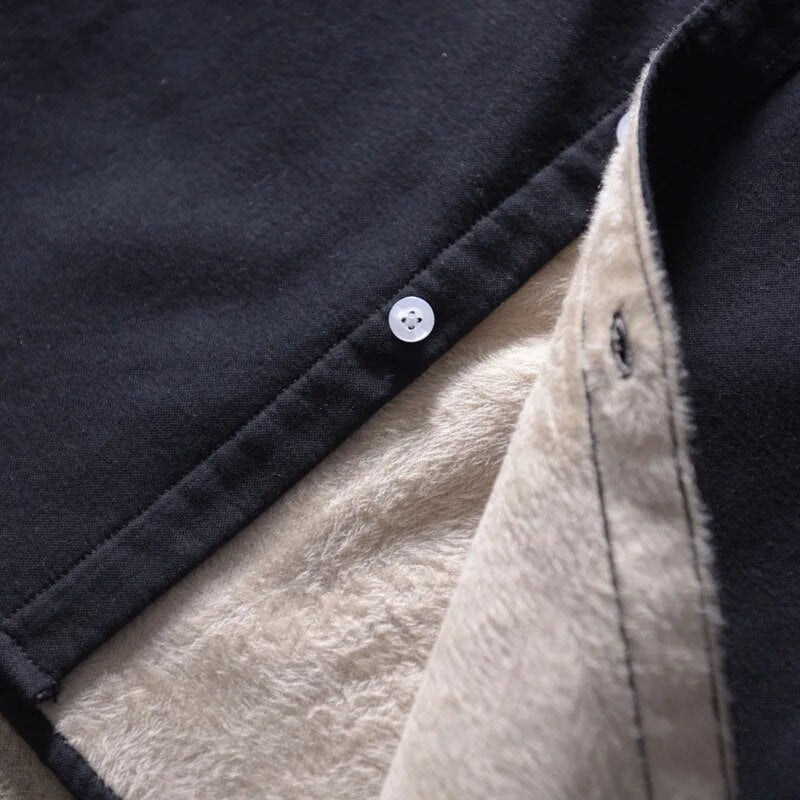 Chemise en flanelle homme élégante avec col classique 3