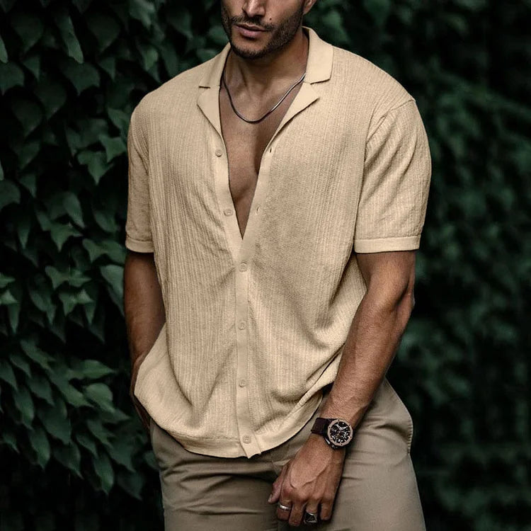 Chemise en lin homme estivale avec coupe flatteuse 20