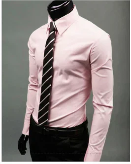 Chemise habillée en coton pour homme, coupe classique élégante 7