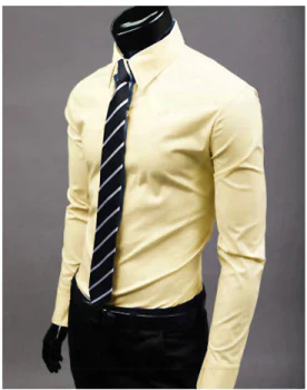 Chemise habillée en coton pour homme, coupe classique élégante 9