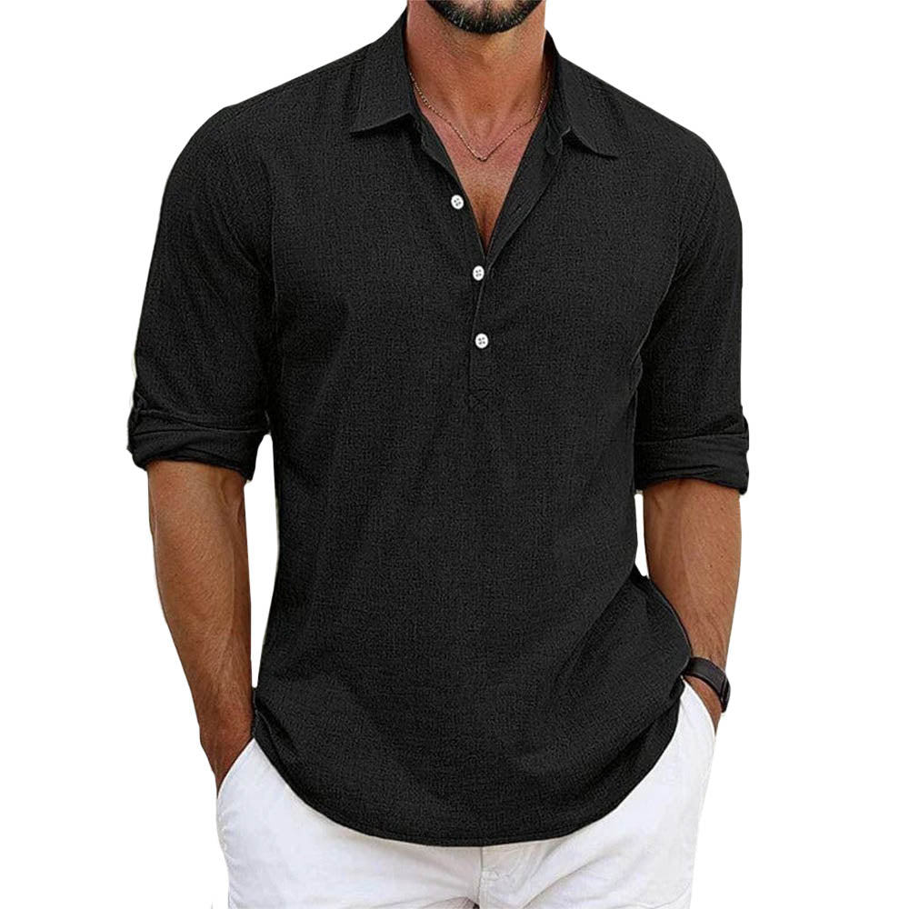 Chemise habillée en tissu de luxe pour homme élégante 3