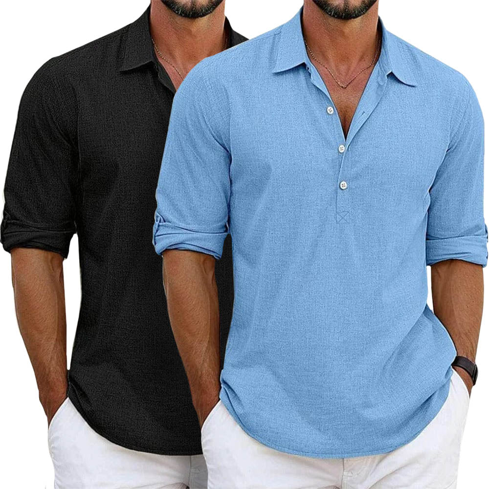 Chemise habillée en tissu de luxe pour homme élégante 4