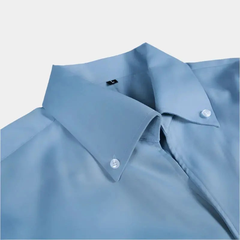Chemise habillée homme ajustée en tissu élégant 3