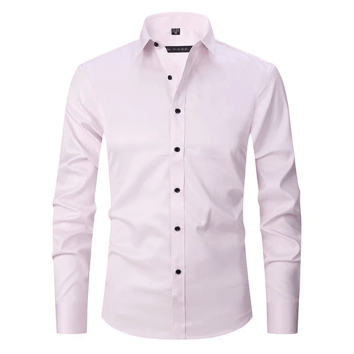 Chemise légère homme sans plis en tissu respirant 8