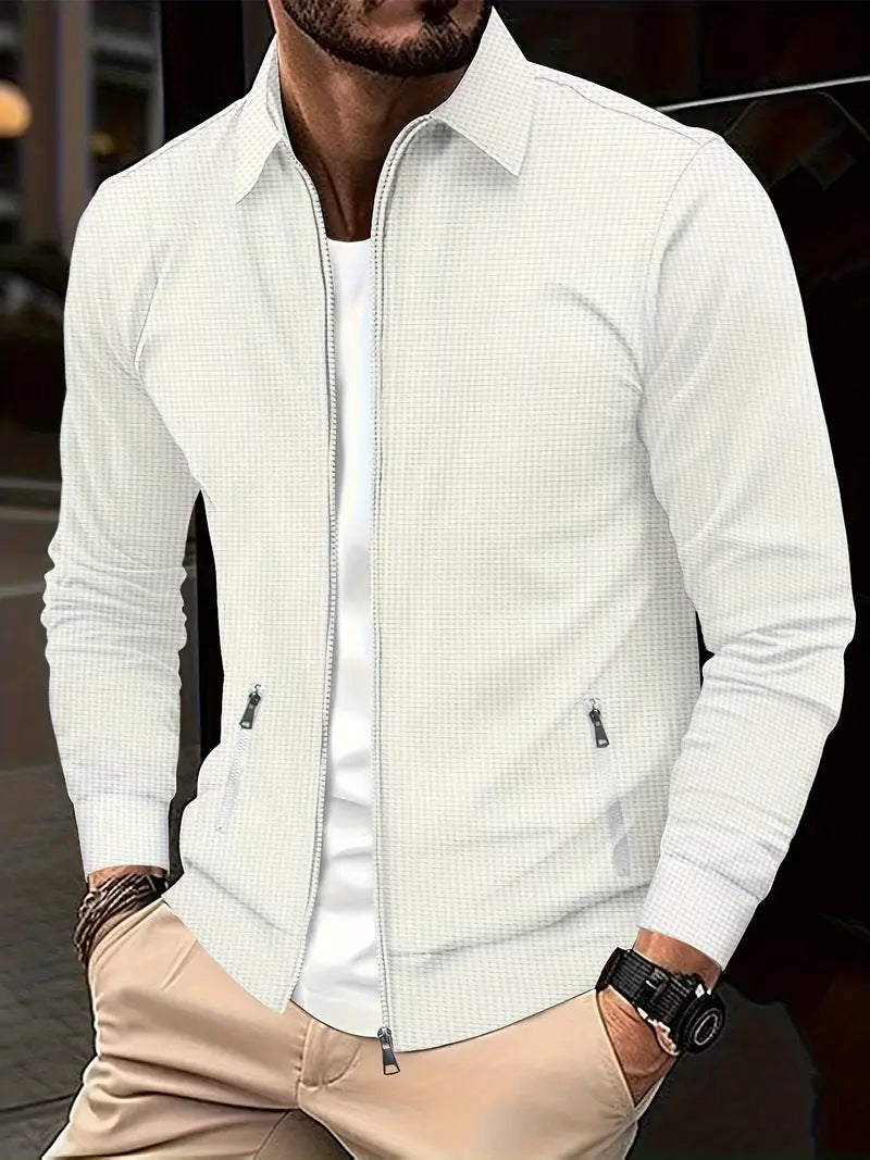 Chemise oversize homme avec zip moderne 3