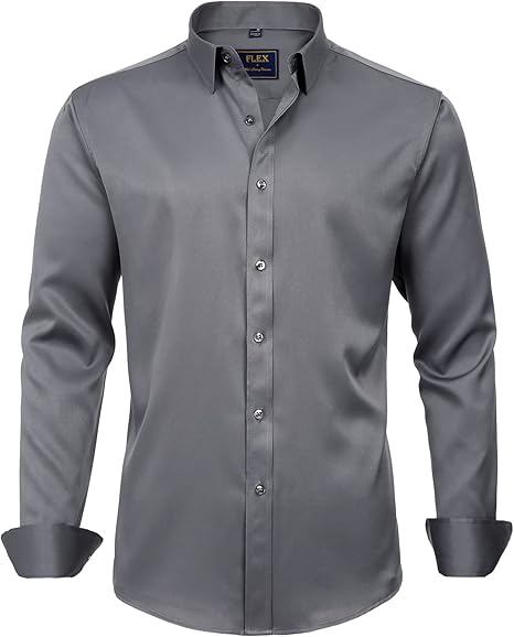 Chemise stretch homme élégante avec col classique 6