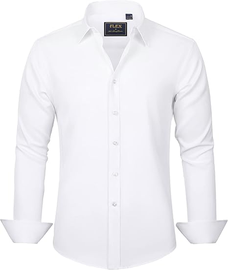 Chemise stretch homme élégante avec col classique 7