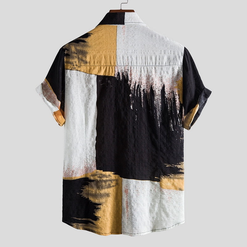 Chemise vintage en coton pour homme élégante et confortable 3