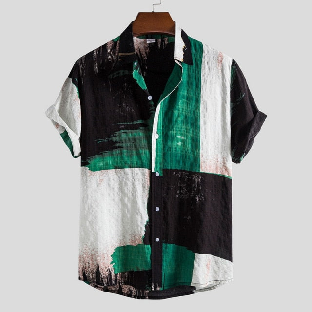 Chemise vintage en coton pour homme élégante et confortable 6