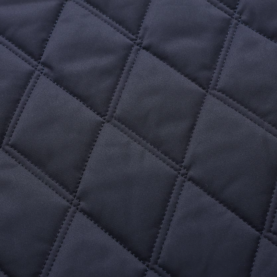 Manteau d'affaires matelassé hiver homme en polyester élégant 4