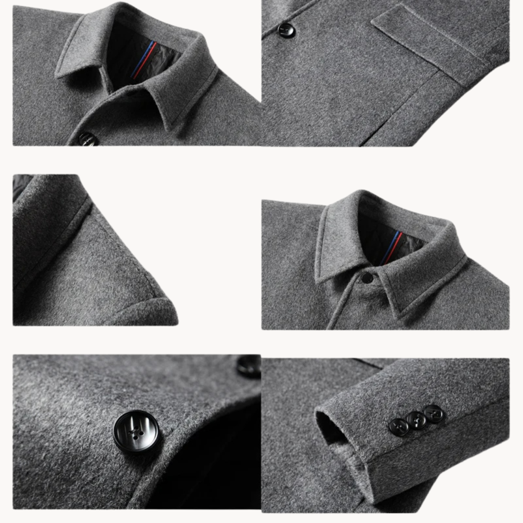 Manteau en laine pour homme élégant et moderne 3