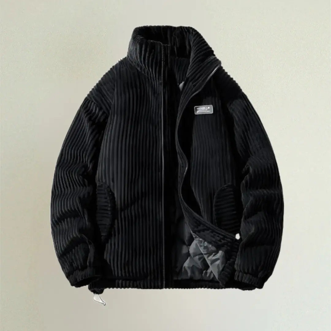 Manteau en velours côtelé classique pour homme 5