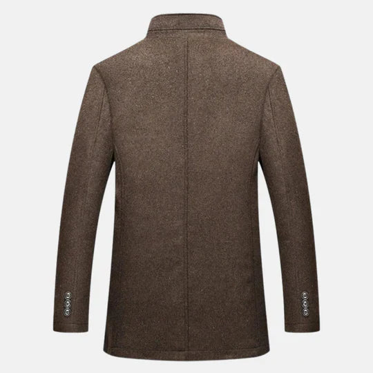 Manteau hiver homme en laine ajusté et pratique 3