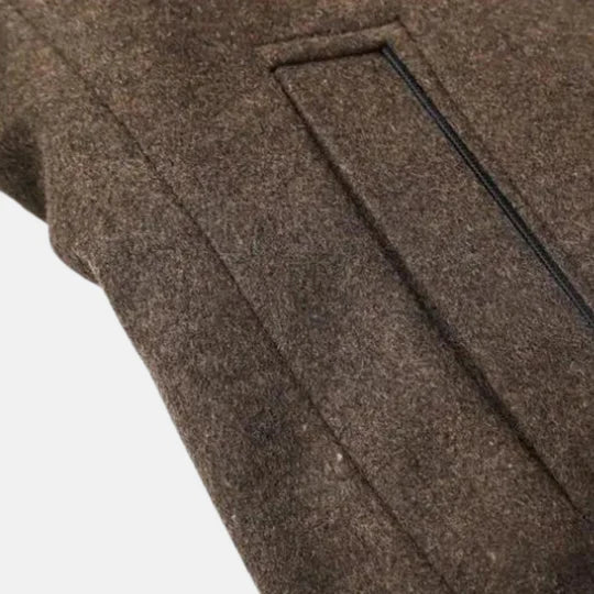 Manteau hiver homme en laine ajusté et pratique 6