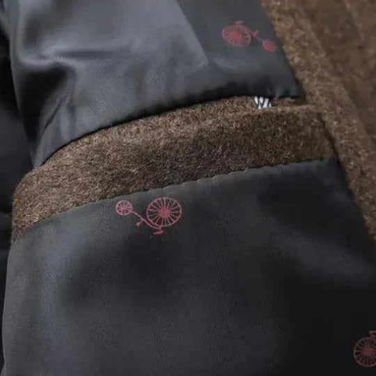 Manteau hiver homme en laine ajusté et pratique 8