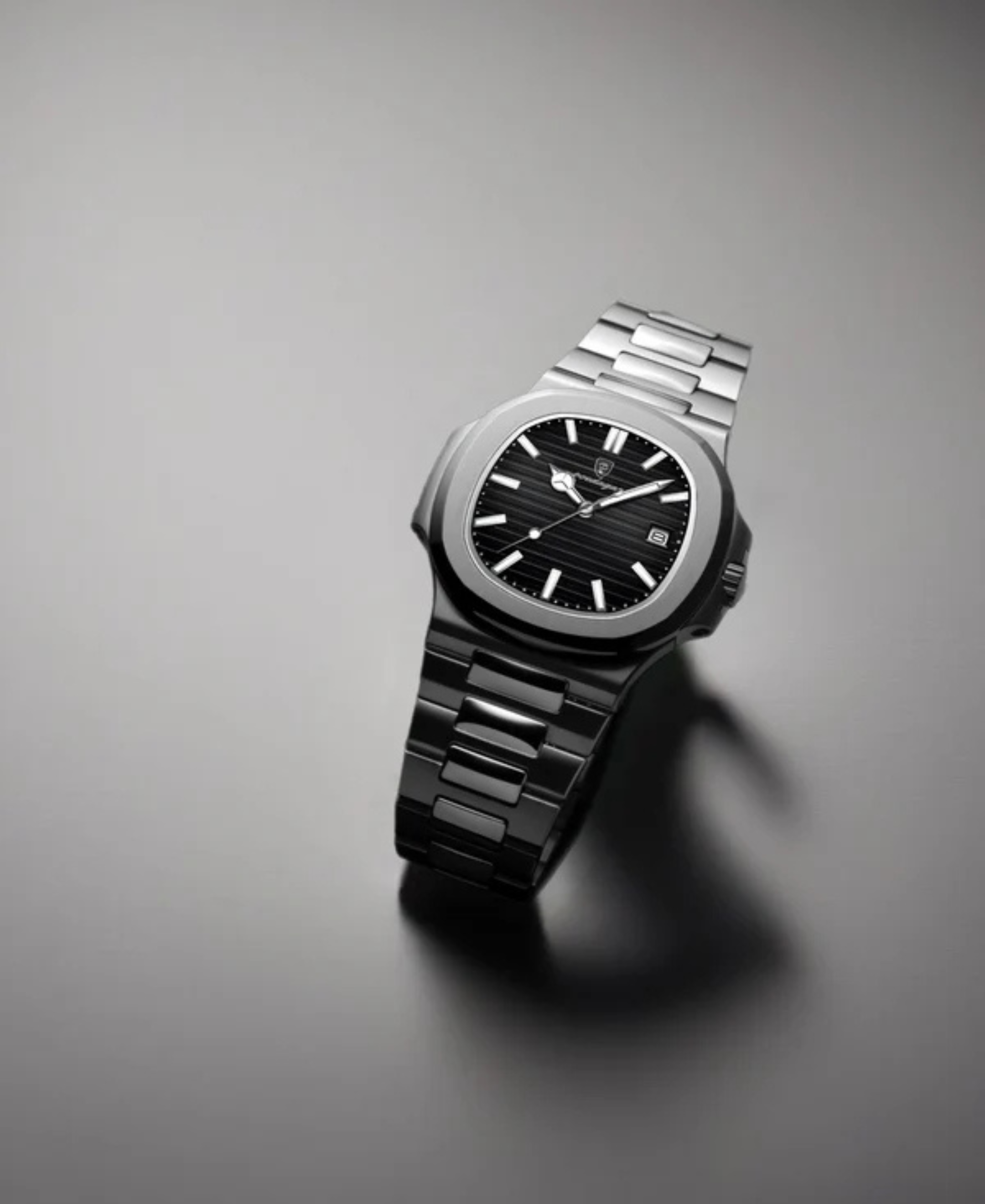Montre homme en acier inoxydable avec verre saphir 10 ATM 3