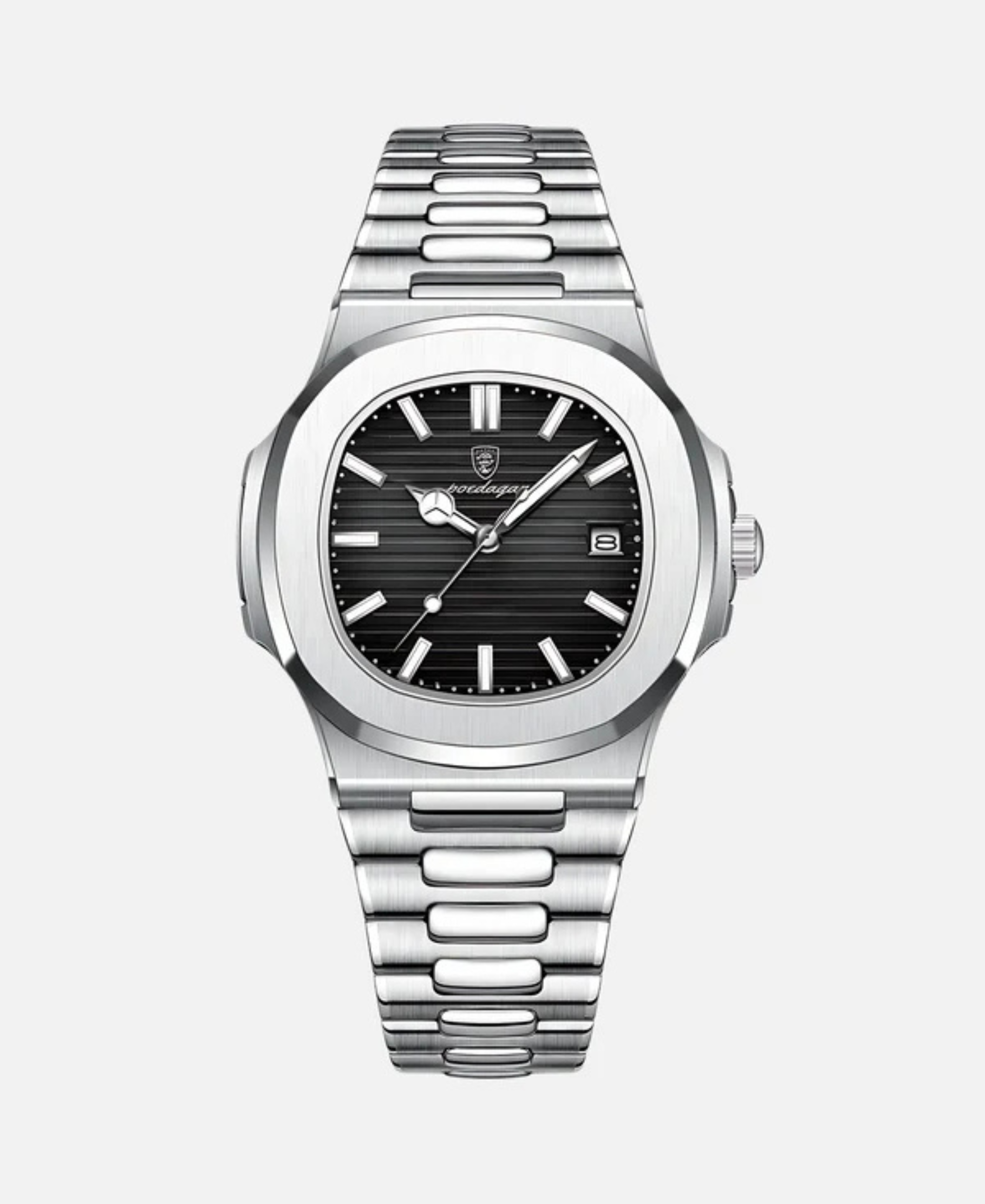 Montre homme en acier inoxydable avec verre saphir 10 ATM 4