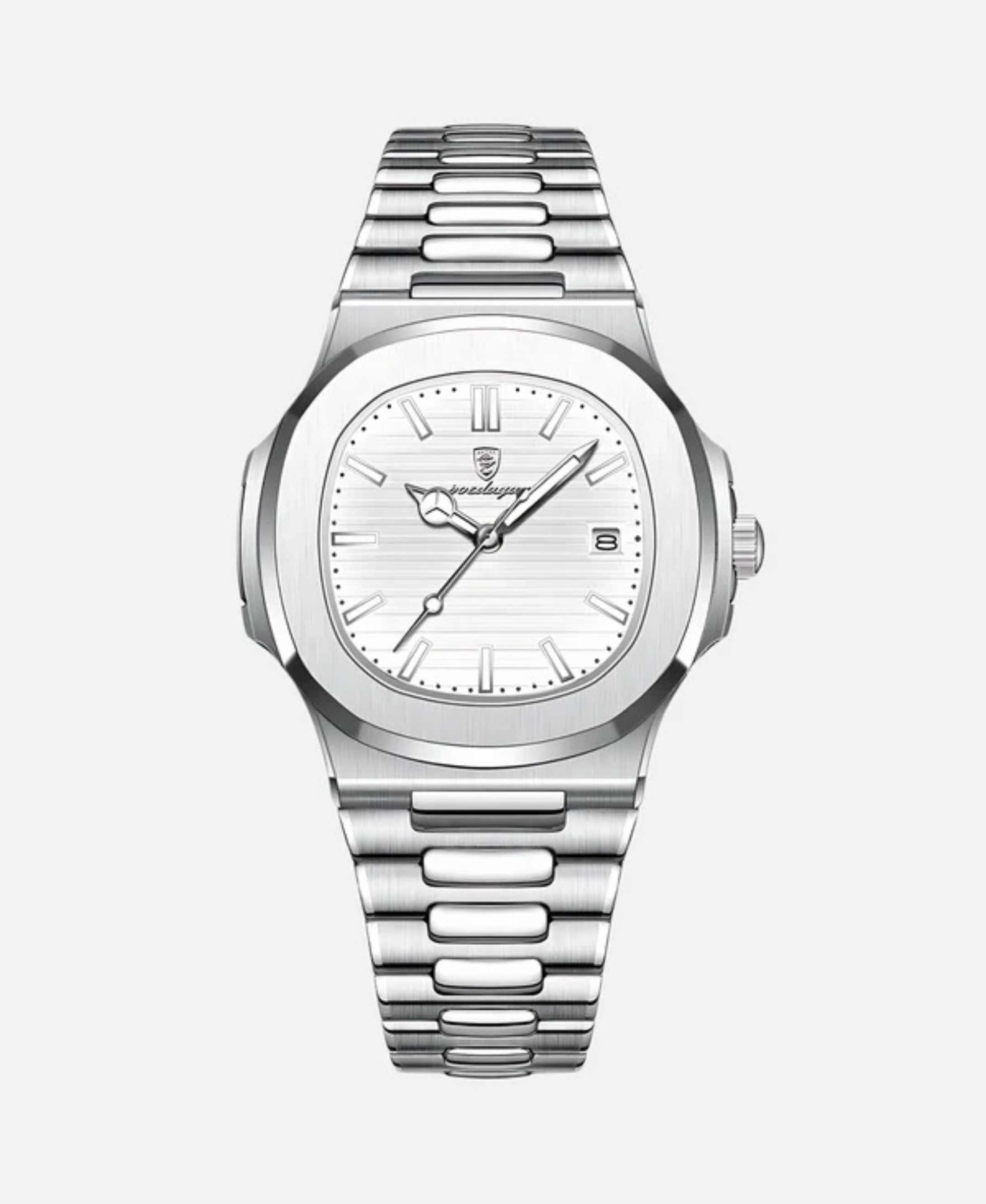 Montre homme en acier inoxydable avec verre saphir 10 ATM 5