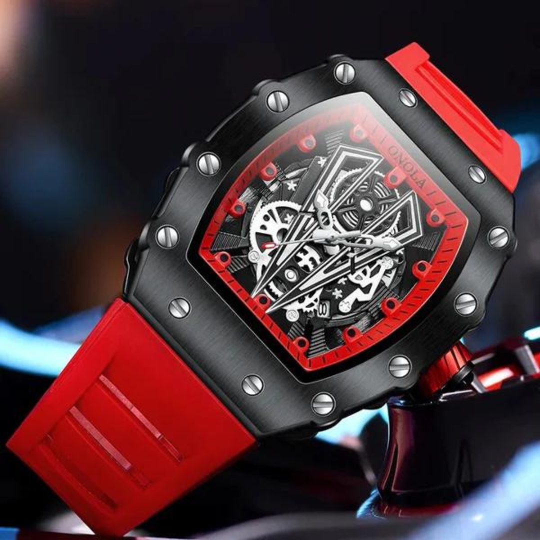 Montre homme luxe en acier inoxydable avec bracelet ajustable 7