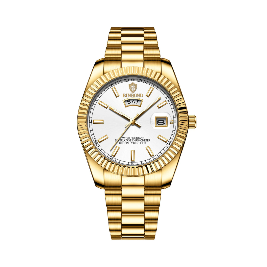 Montre homme luxe en acier inoxydable avec design sophistiqué 6