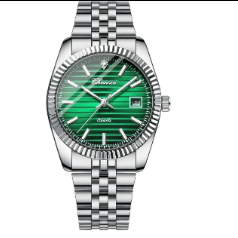 Montre homme luxe en acier inoxydable élégante et ajustable 7