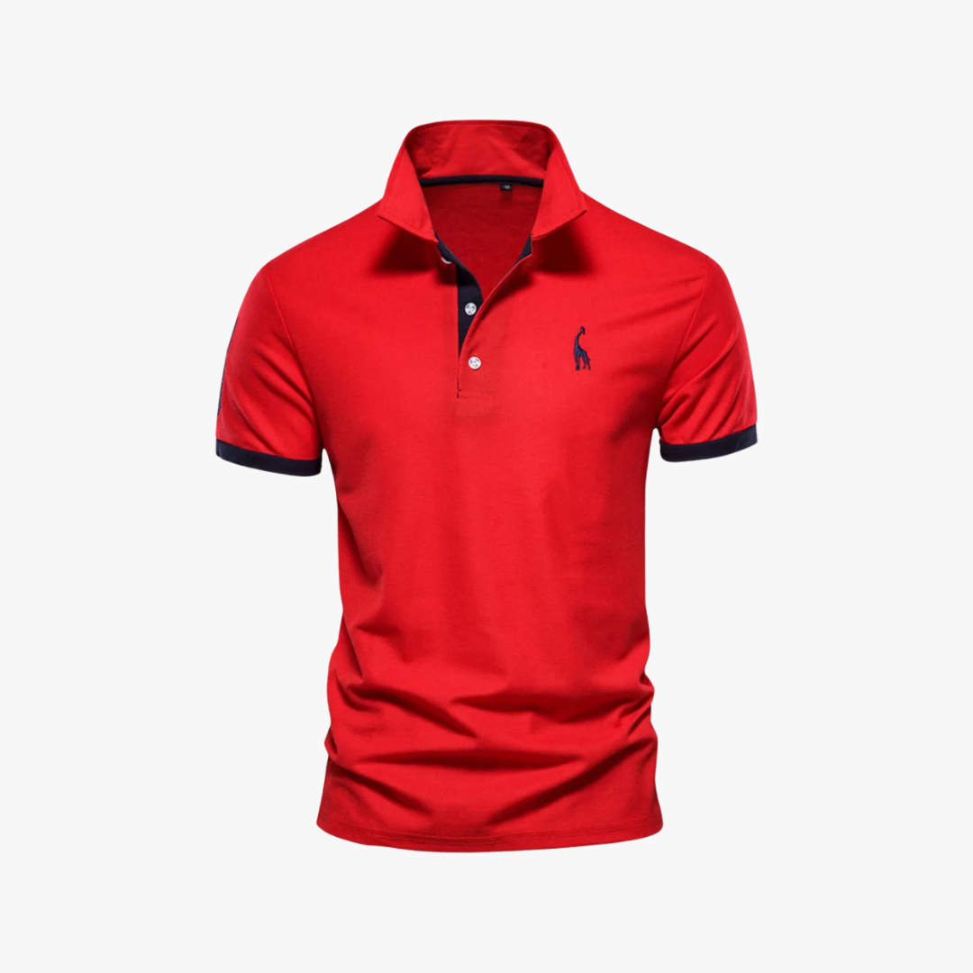Polo à manches courtes homme en coton slim-fit 4