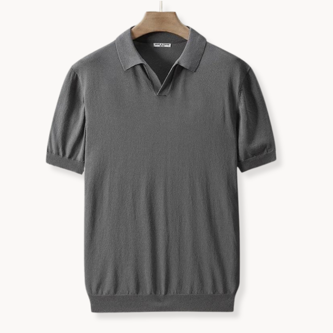 Polo décontracté en tissu doux pour femme sans boutons 5