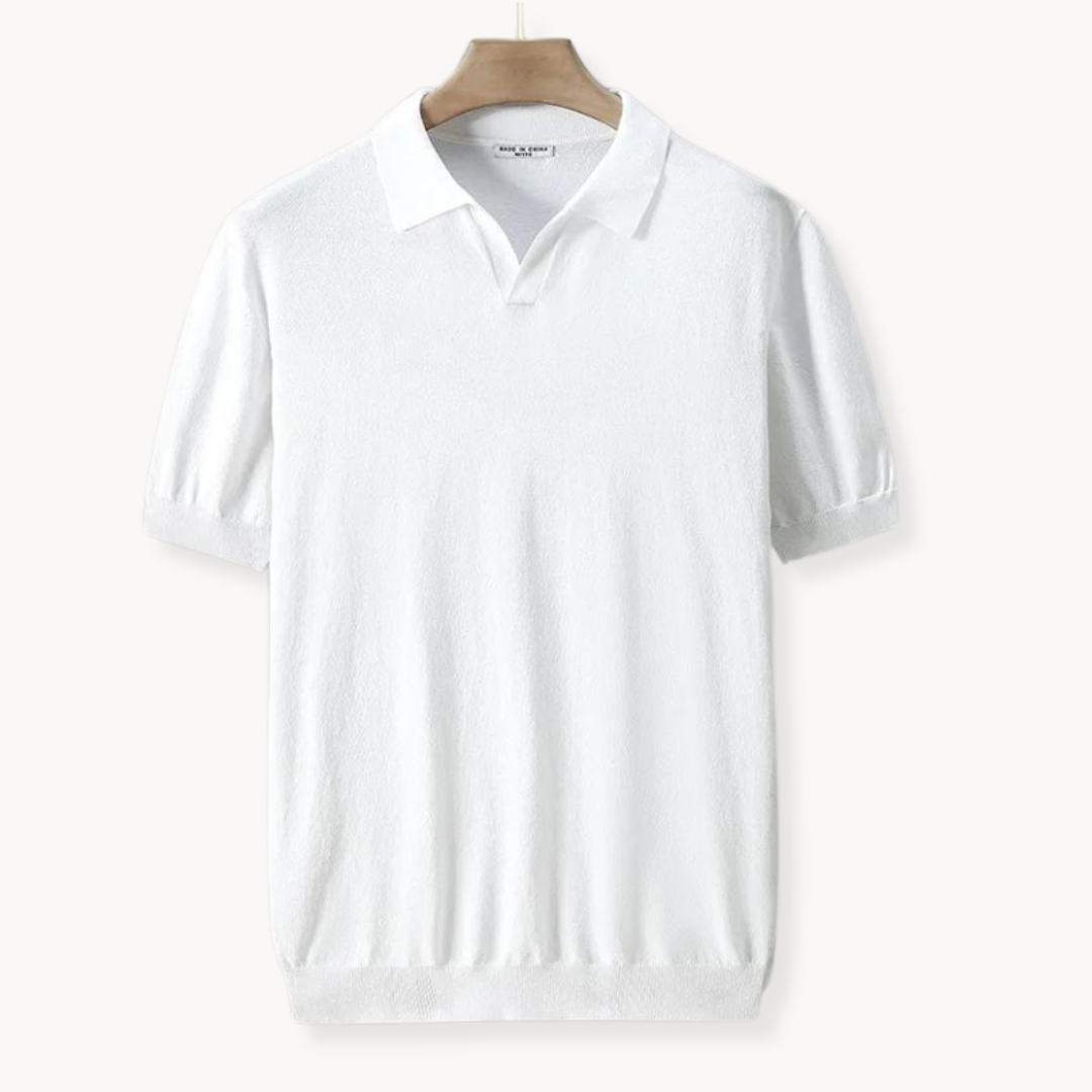 Polo décontracté en tissu doux pour femme sans boutons 7