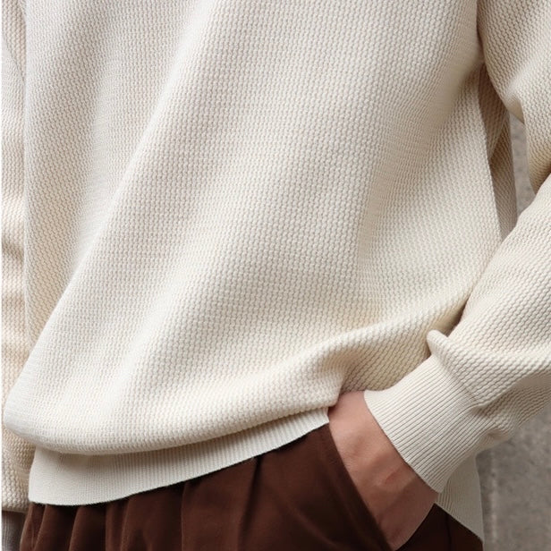 Polo élégant en coton pour homme sans boutons 2