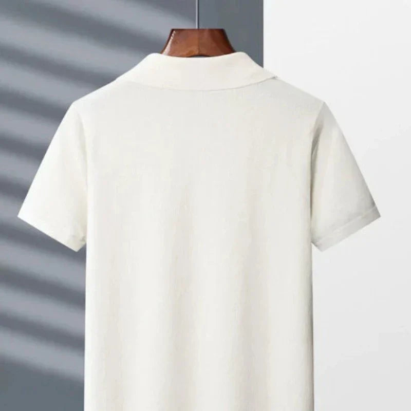 Polo en coton classique pour homme avec col moderne 2