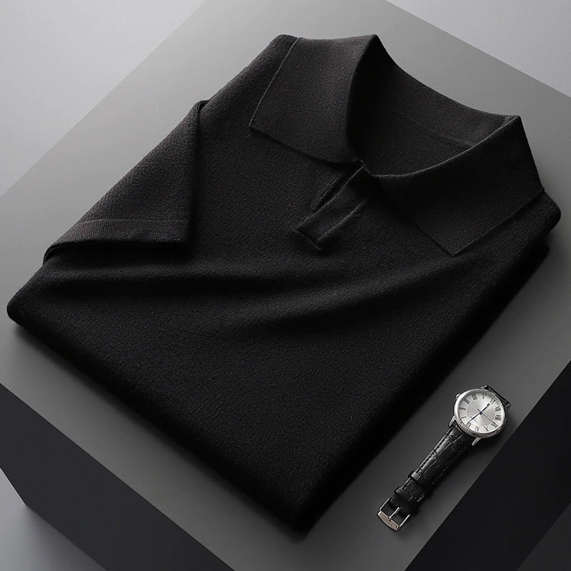 Polo en coton classique pour homme avec col moderne 3