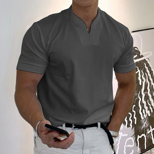 Polo en coton homme à manches courtes pour l'été 3