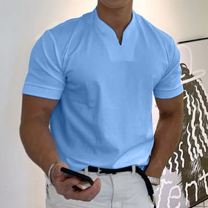 Polo en coton homme à manches courtes pour l'été 4