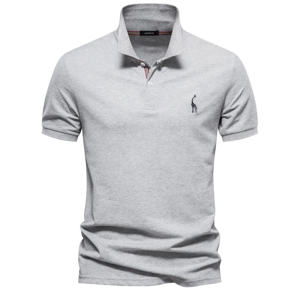 Polo en coton homme coupe ajustée moderne et confortable 3